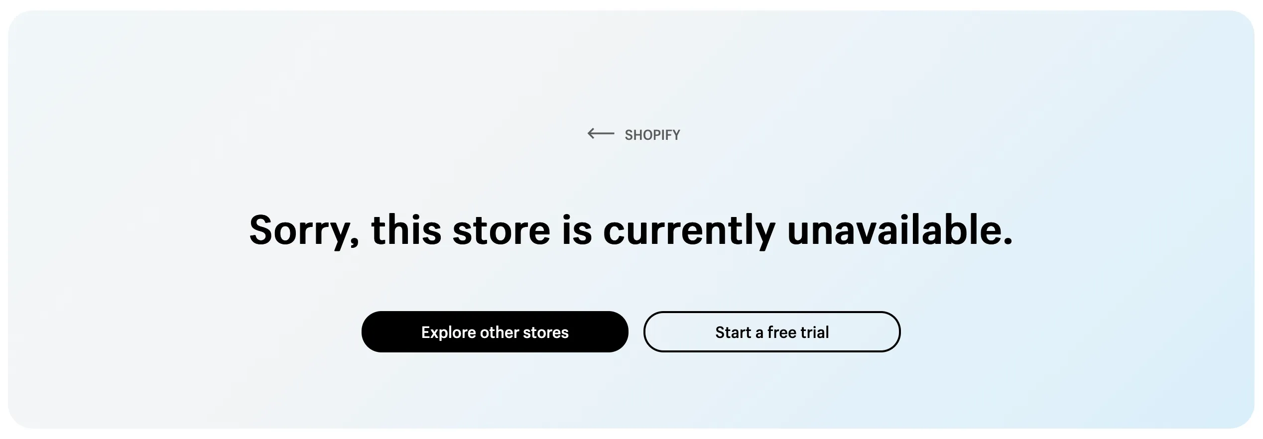 My Store after Shopify closed it